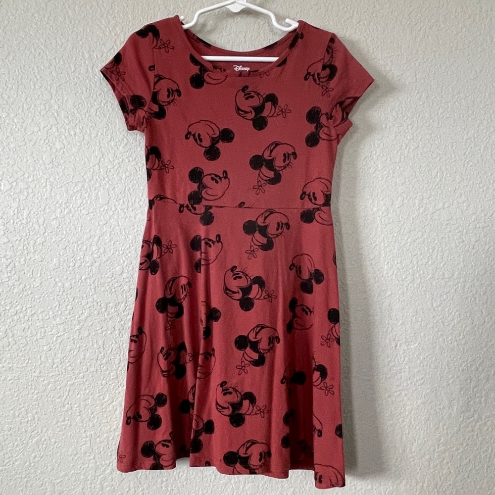 Disney Jumping Beans short-sleeved Mickey Mouse print dress size 6